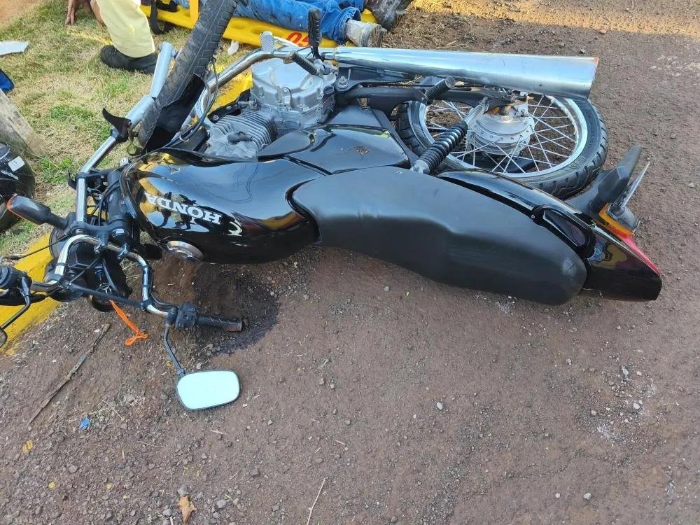 Motociclista não resiste aos ferimentos após grave acidente com ônibus em Marechal Rondon