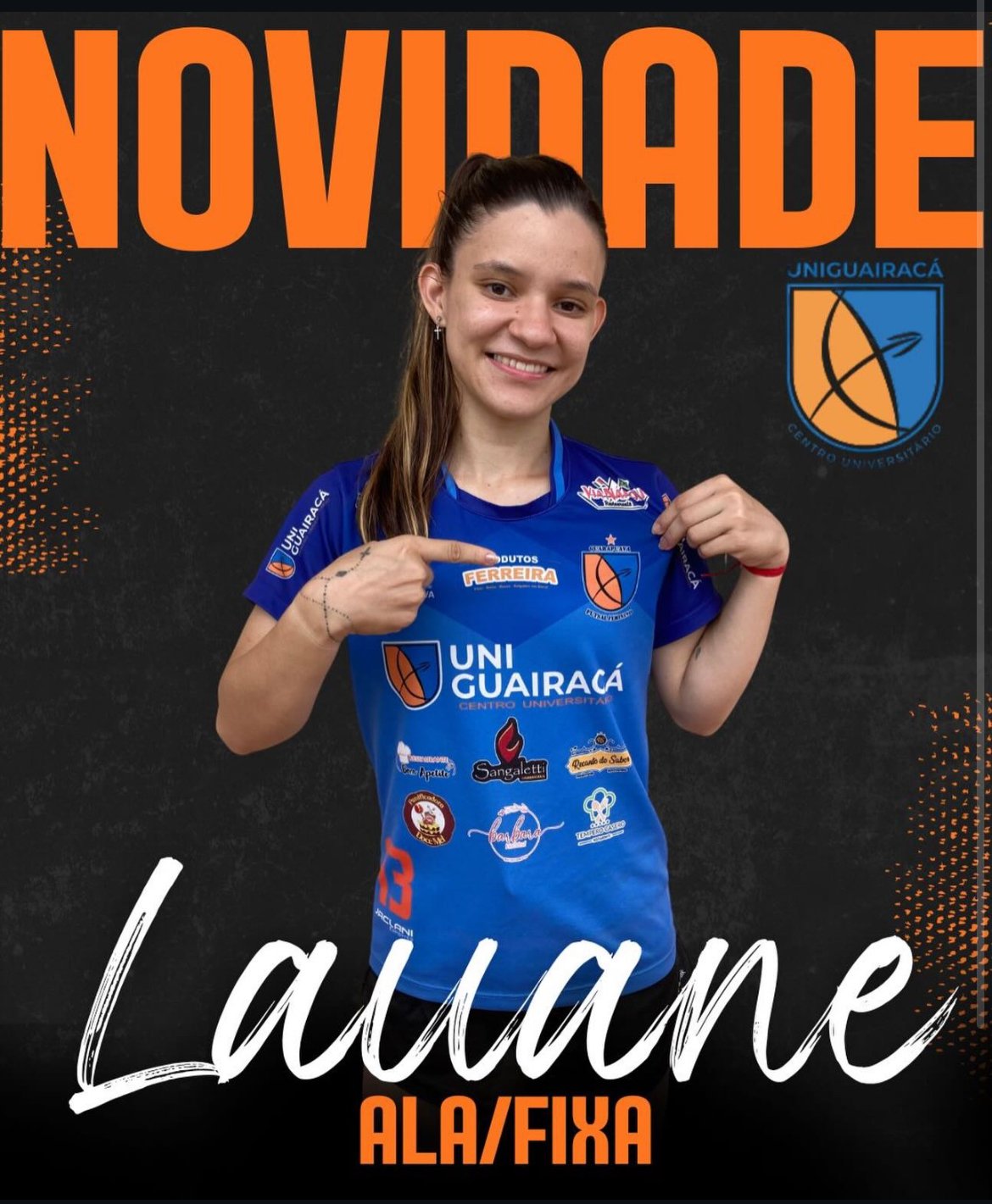 Jovem atleta de Quatro Pontes vai disputar Paranaense Sub-20 e Série Prata pelo Guarapuava Futsal