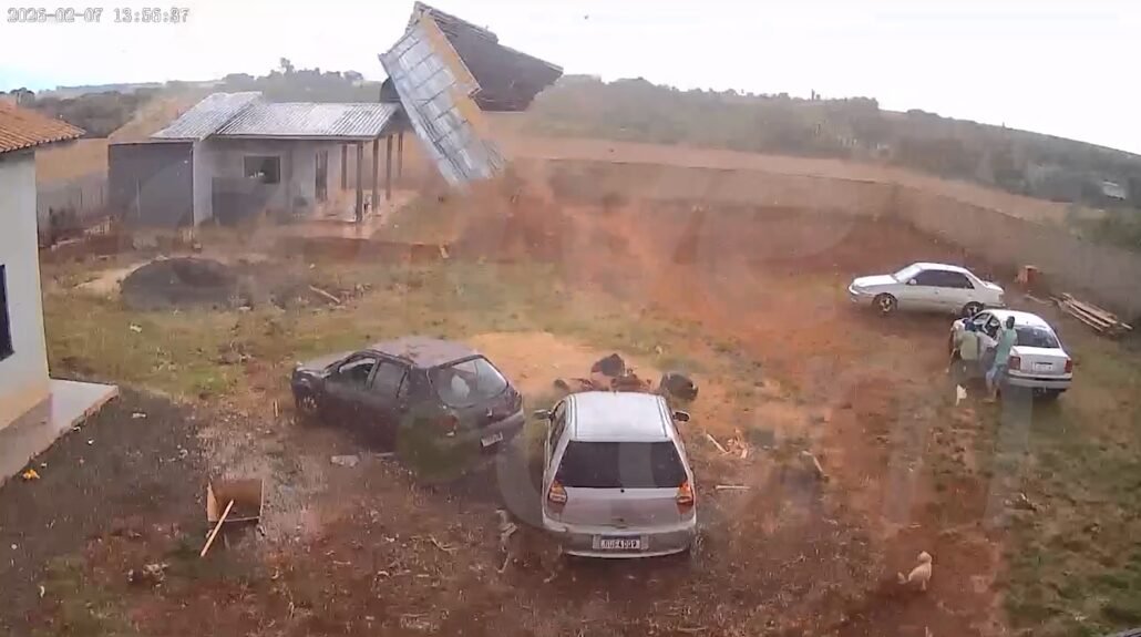 Meteorologistas confirmam tornado em Foz do Iguaçu após análise de imagens