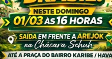 Carreata “Acorda Brasil” será realizada neste domingo em Quatro Pontes e9b4cee6-23db-4c3d-be6b-f6bb279e9f06