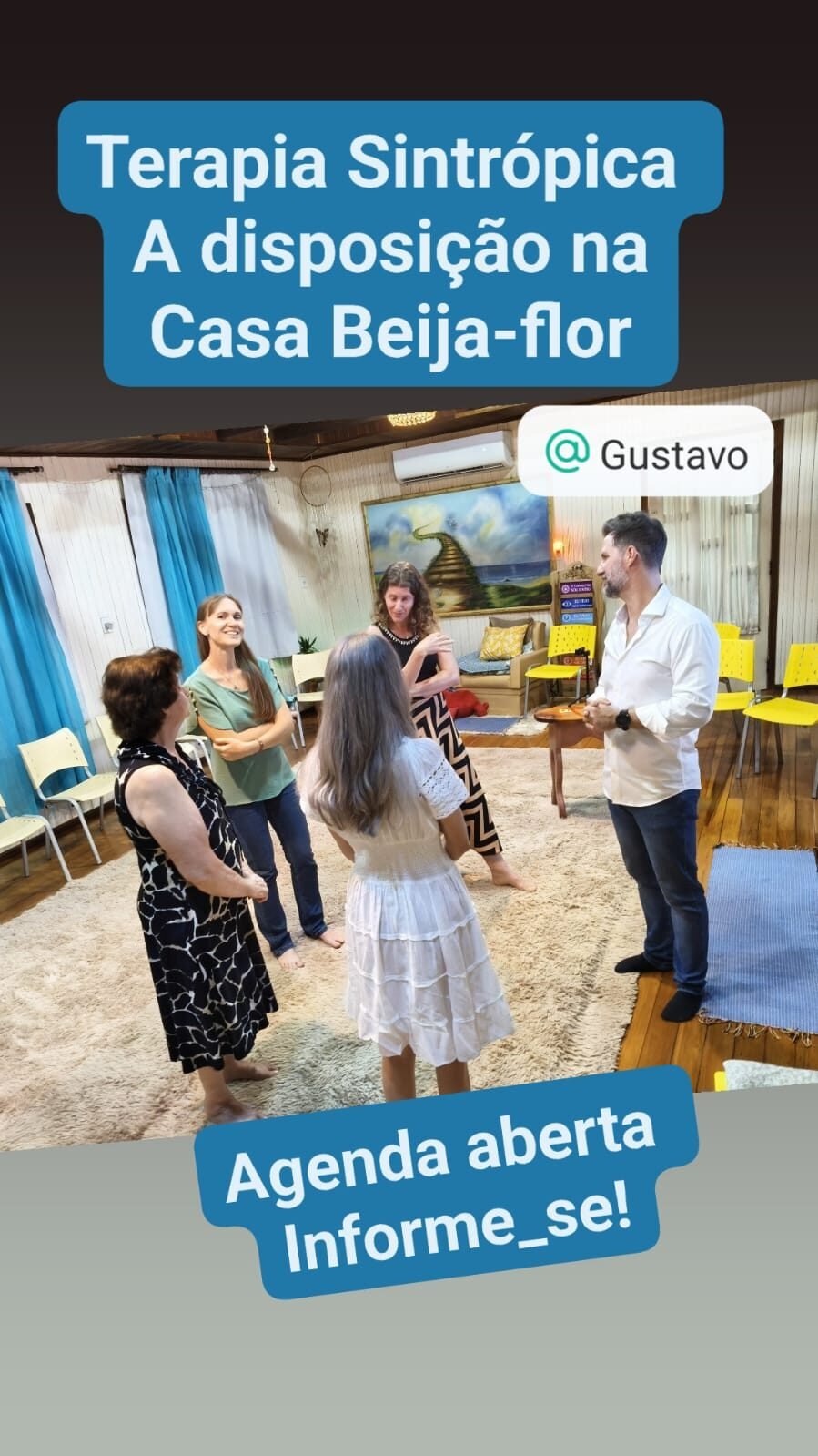 Casa Beija-Flor promove segundo encontro de Terapia Sintrópica nesta quarta-feira