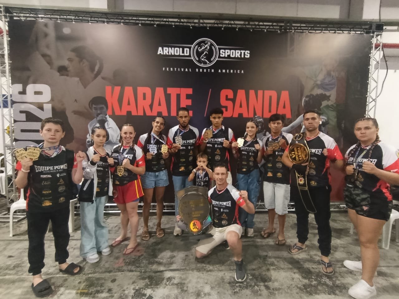 Equipe Power de Quatro Pontes conquista 2º lugar geral e soma 16 pódios no Arnold Sports South America