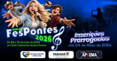 XXIV FESPONTES 2026 - INSCRIÇÕES PRORROGADAS 1000px x 550