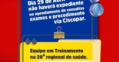 Saúde suspende atendimentos via Ciscopar nesta quarta em Quatro Pontes image