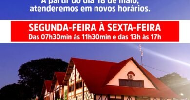 Prefeitura de Quatro Pontes terá novo horário de atendimento a partir de 18 de maio CARD - Mudança de horário de atendimento da prefeitura