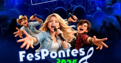 Quatro Pontes divulga programação oficial do 24º FESPONTES – Festival da Canção FESPONTES - 1080x1350px - falta 1 dia