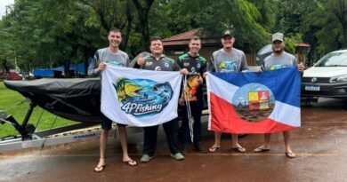 Atletas de Quatro Pontes participam de torneio nacional de pesca esportiva em Santa Helena Grupo 4P FISHING1