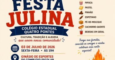 Colégio Estadual Quatro Pontes realiza grande Festa Julina no dia 3 de julho 508bdac3-a853-42ab-b9e1-2d52d9f6f534