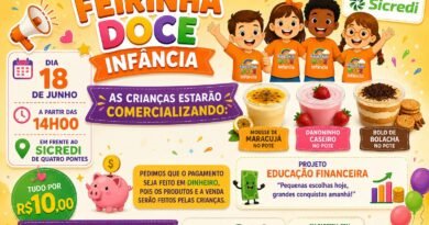 Educação financeira na prática: crianças promovem feira de doces nesta quinta-feira em frente ao Sicredi de Quatro Pontes AB9E1FD9-9C05-4089-B9E4-E77DEA8D34EE