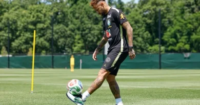 Neymar faz treino com a equipe, mas ainda é dúvida para próximo jogo do Brasil Neymar-treina-separado-da-Selecao-Foto-Reproducao