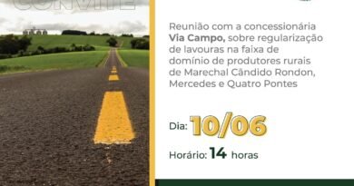Produtores de Quatro Pontes, Mercedes e Marechal Rondon terão reunião sobre regularização de áreas rurais image