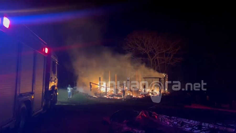 Incêndio criminoso destrói curral e deixa animais mortos em propriedade no interior de Marechal Rondon