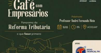 Café com Empresários abordará os impactos da Reforma Tributária em Quatro Pontes ChatGPT Image 31 de jul. de 2026, 11_41_43