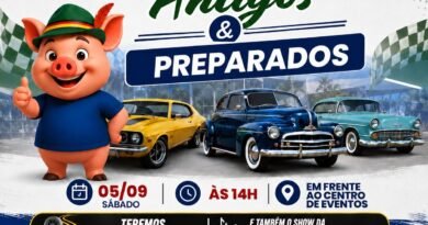 Encontro de Carros Antigos & Preparados promete movimentar a Expo Quatro Pontes 2026 carros antigos