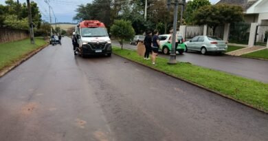 Acidente com ciclista é registrado na Avenida Santa Maria, em Quatro Pontes 64694572-815A-4D72-88E8-26AA32C3EC06
