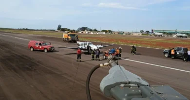 Avião de pequeno porte faz pouso de emergência no Aeroporto de Cascavel 6a8efbd5c5301