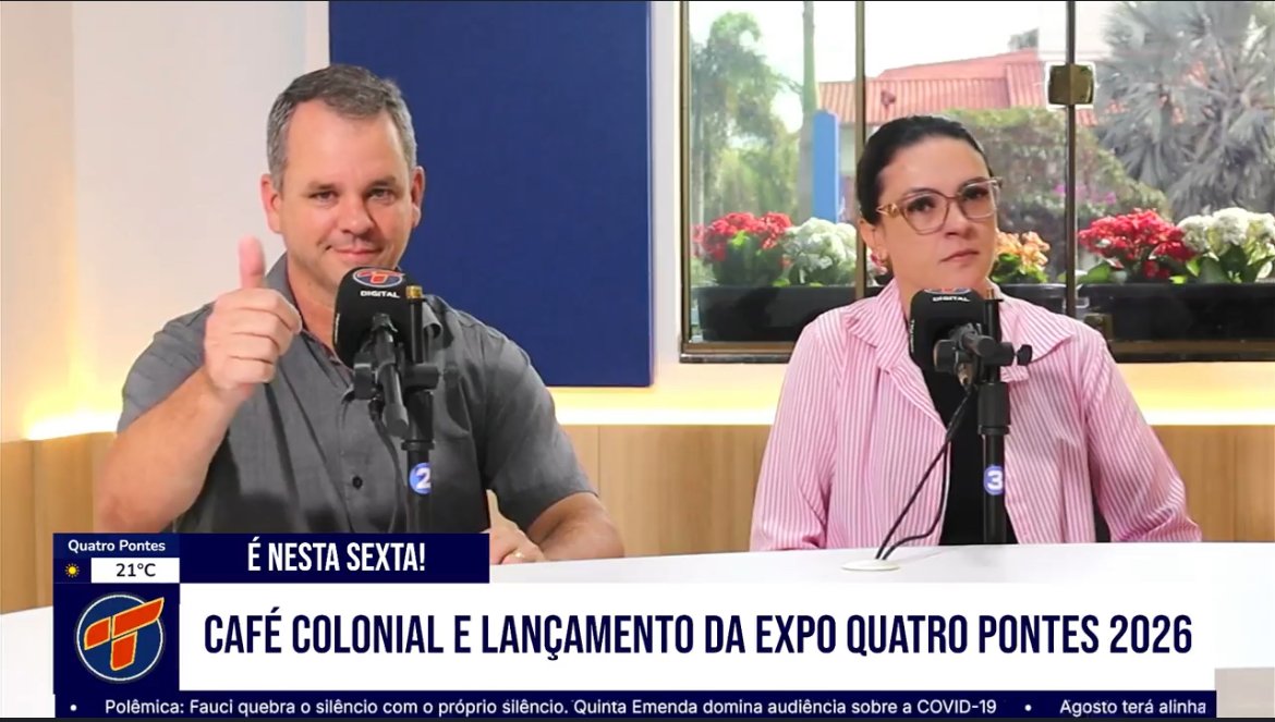 Café Colonial marca lançamento oficial da Expo Quatro Pontes 2026. Fichas foram todas comercializadas