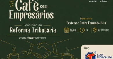 Café com Empresários discutirá Reforma Tributária na ACIQUAP dia 18 de agosto. "Quem empreende precisa entender o que vai mudar", diz professor André Hein ChatGPT-Image-31-de-jul.-de-2026-11_41_43-668x445