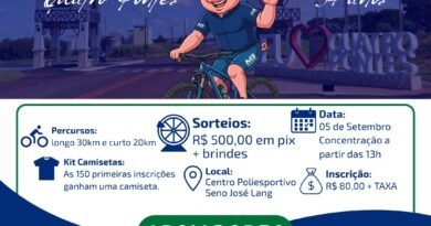 Inscrições para o Cicloturismo Quatro Pontes 34 Anos estão abertas Cicloturismo