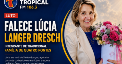 Falece Lúcia Langer Dresch, irmã de Salésio Langer e esposa de Pedro Dresch DEC722E8-741A-4AB4-BDD8-3683C790B595