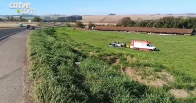 Carro capota após sair da pista e descer barranco na BR-163 em Toledo Screenshot-2026-08-24-105116