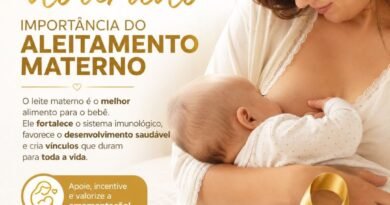 Agosto Dourado reforça importância do aleitamento materno para a saúde de mães e bebês Sem título