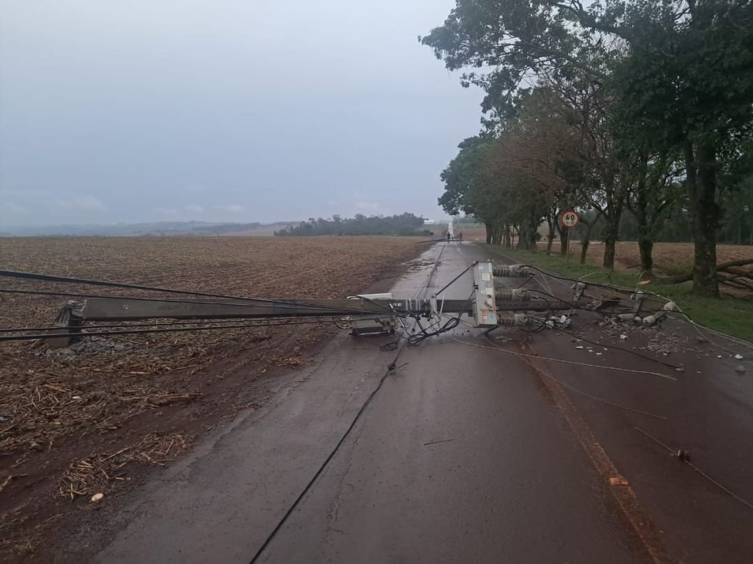 Mais de 4 mil unidades seguem sem energia em Toledo após temporal