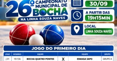 26º Campeonato Municipal de Bocha de Quatro Pontes começa nesta quarta-feira Campeonato municipal de bocha