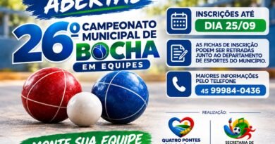 Card inscrição bocha de areia