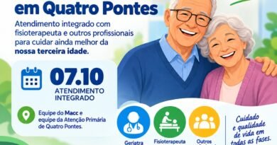 Quatro Pontes amplia atendimento especializado à saúde da pessoa idosa Card saúde do idoso