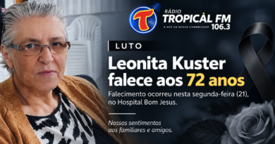 Novo Sarandi: Leonita Kuster falece aos 72 anos ChatGPT Image 21 de set. de 2026, 14_04_01