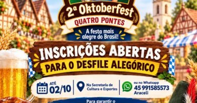 Inscrições abertas para o Desfile Alegórico da 2ª Oktoberfest de Quatro Pontes card desfile