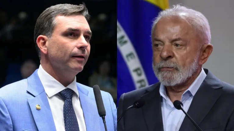 Flávio Bolsonaro e Lula empatam tecnicamente em eventual 2º turno
