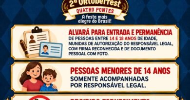 2ª Oktoberfest de Quatro Pontes terá regras específicas para entrada e permanência de menores Card menor de idade