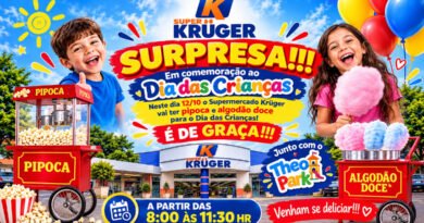 Pipoca e algodão-doce de graça: Supermercado Krüger prepara ação especial para o Dia das Crianças IMG_5554