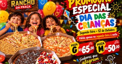 Rancho da Praça oferece promoção especial de pizzas na noite do Dia das Crianças em Quatro Pontes IMG_5609