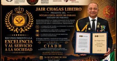 Jair Chagas Libeiro leva o nome de Quatro Pontes a congresso mundial na Colômbia IMG_6480