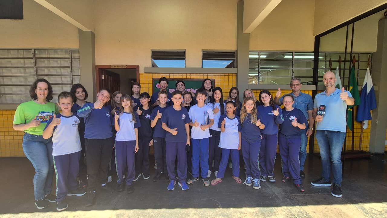 Parceria entre Tropical FM, Colégio Estadual Quatro Pontes e Sicredi aproxima educação e comunidade através do “Rádio Escola”